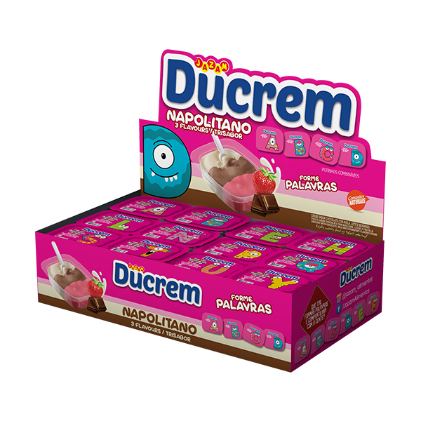 Ducrem Napolitano 48 unidades caixa 480g Jazam